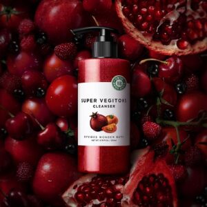 Sữa Rửa Mặt  Làm Sáng Da Rau Củ Thải Độc Super Vegitoks-300ml
