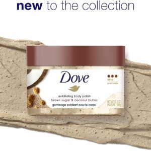 Tẩy tế bào chết DOVE dành cho body - đường nâu và dầu dừa
