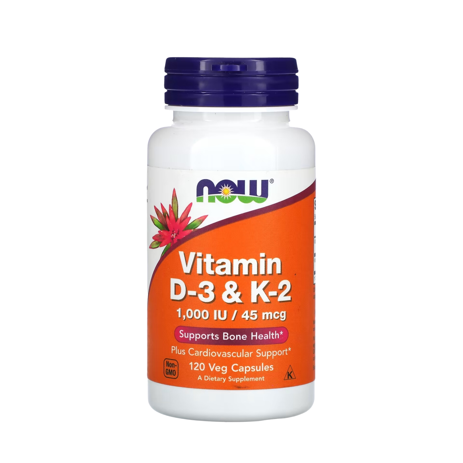 NOWFOODS Vitamin D3 &  K2 (120 tablet)