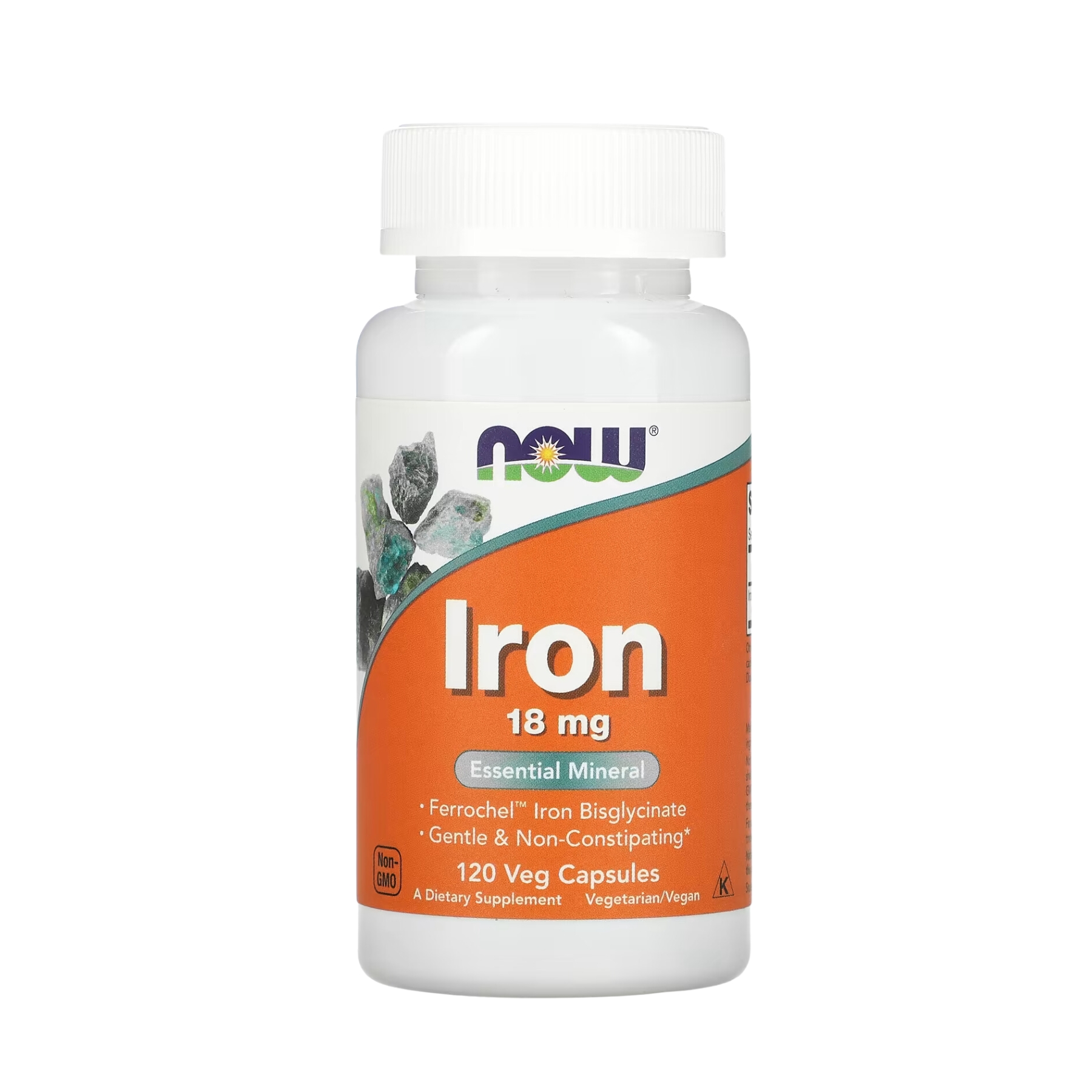 NOWFOODS Vitamin Penambah Darah Iron (120 tablet)
