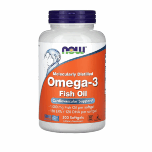 NOW Omega-3 1000mg Fish Oil 200 viên